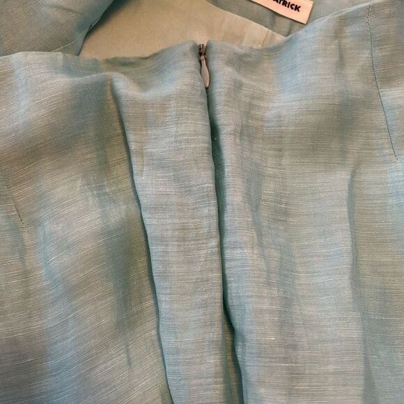 Organic by John Patrick 2 Piece Set Tunic Wide Leg Pant, 10, Turquoise - Picture 9 of 16
